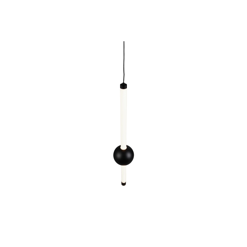 Moderne hanglamp Melita zwart Trio 4017807661927