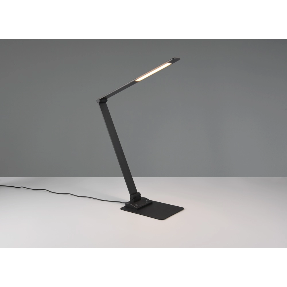 Bureaulamp Travis design zwart Trio 4017807600216