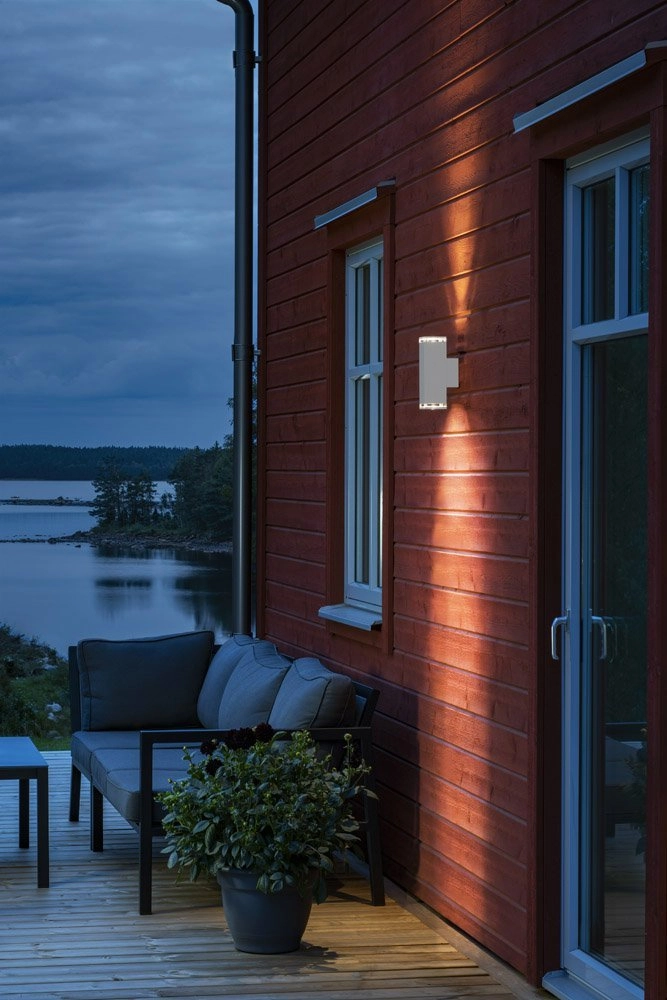 Witte up & downlighter Antares KonstSmide 7318304072504