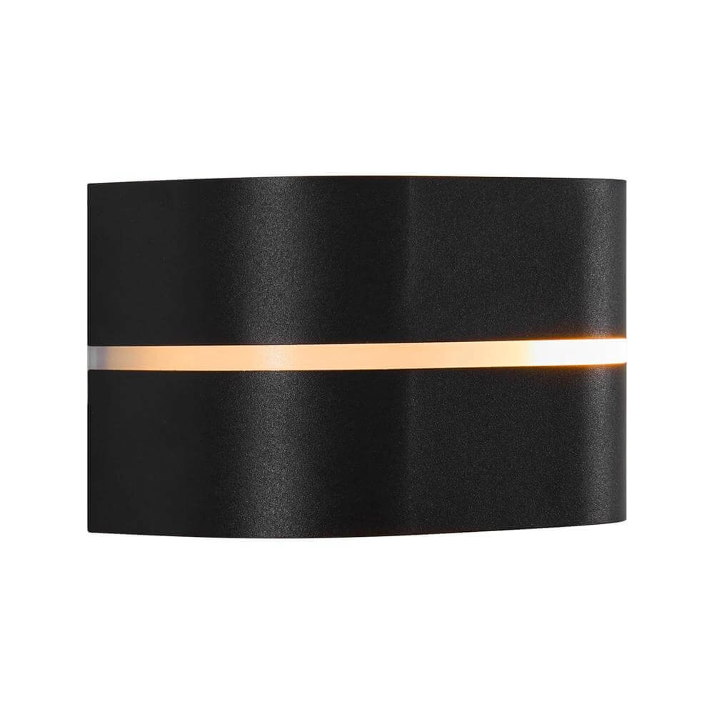 Strakke wandlamp Sibelis zwart Strakke wandlamp Sibelis zwart