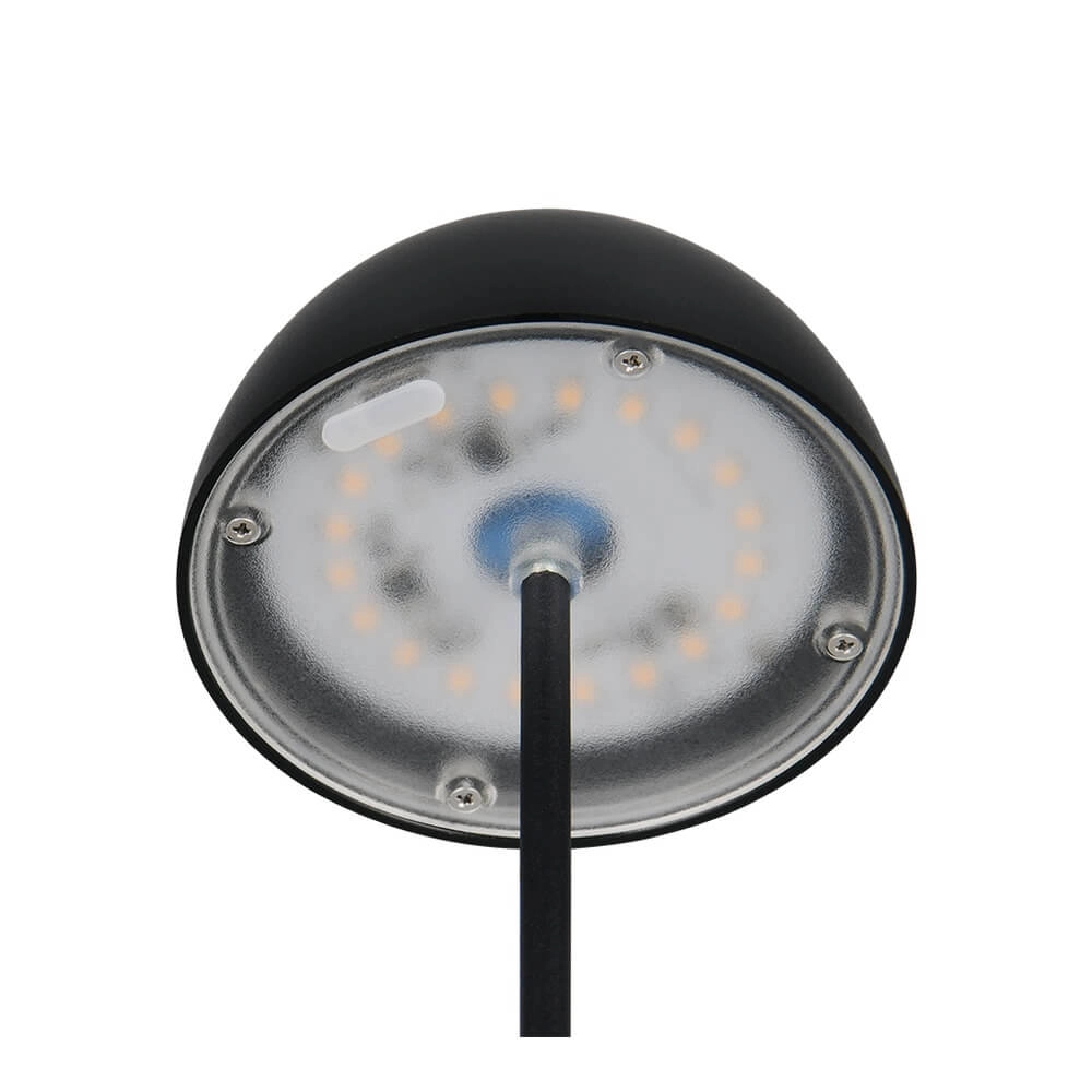 Oplaadbaar tafellampje Ortiz zwart Trio 4017807643312