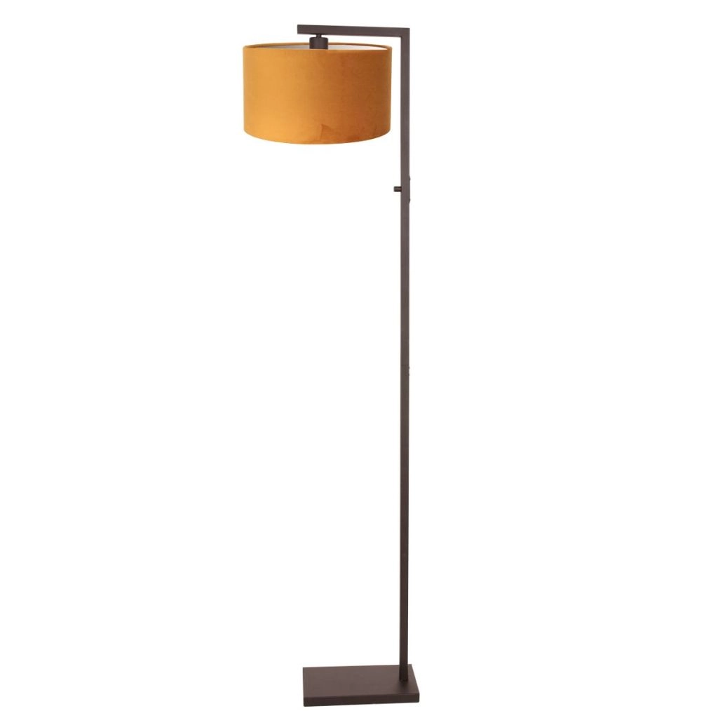 Vloerlamp Stang met gouden kap