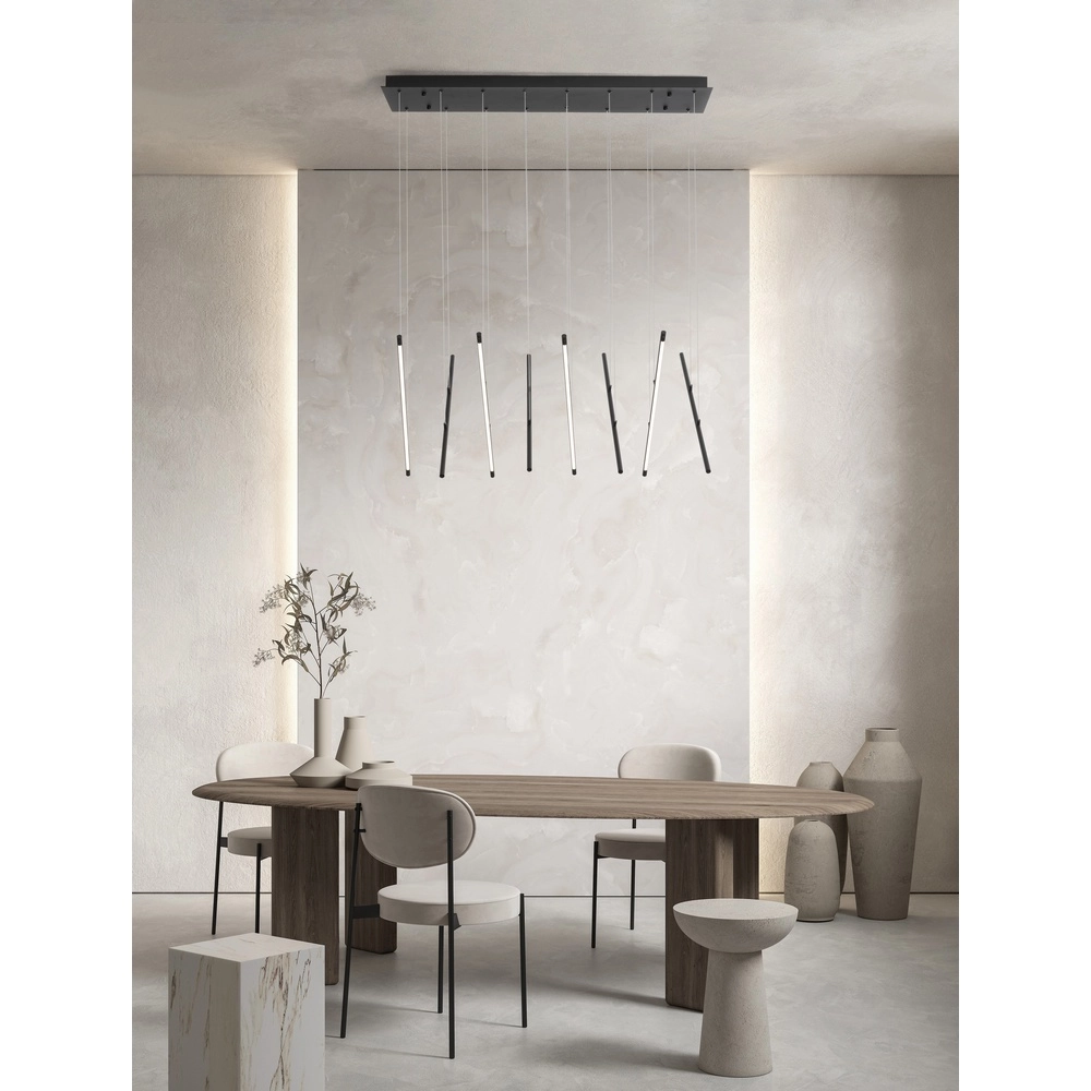 Design hanglamp Elettra zwart Lyora 5212017446084