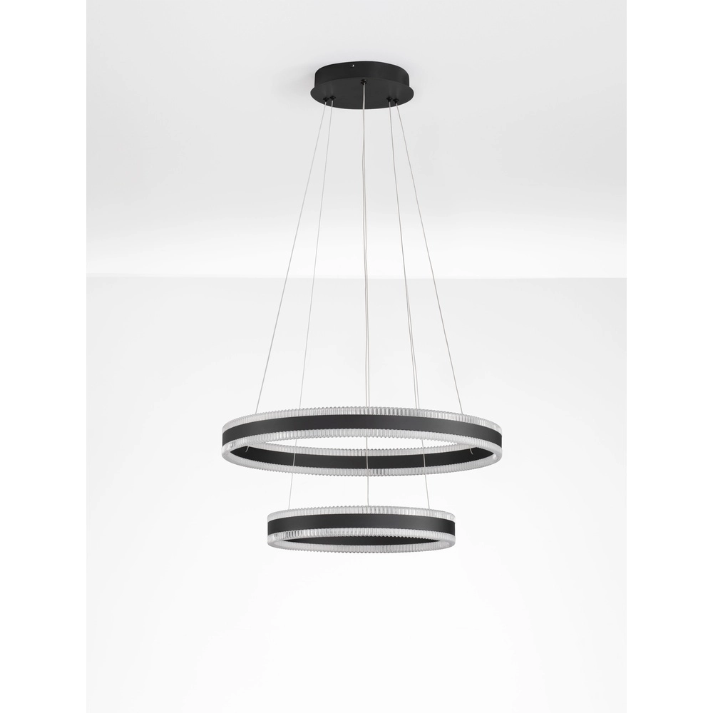 Design pendant lamp Alaro Black Double Lyora 5212017459633