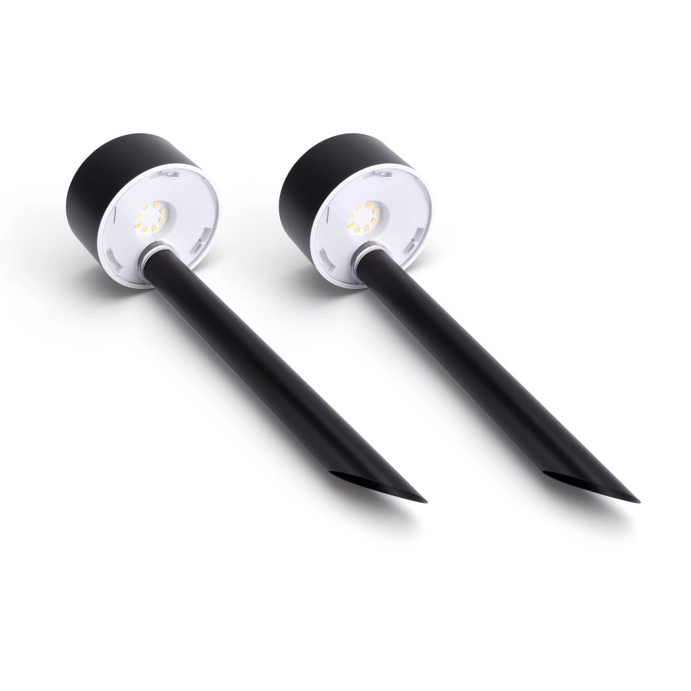 Solar paaltje True 24cm - zwart - set van 2 Lyora 5055788300830