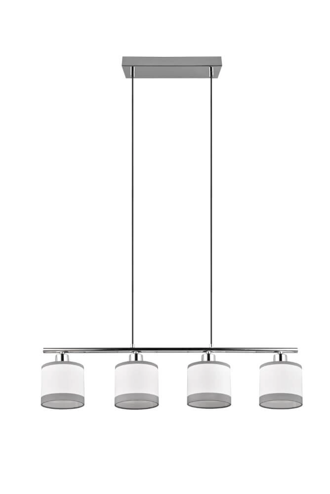 Hanglamp Davos wit 4-lichts Trio 4017807574265