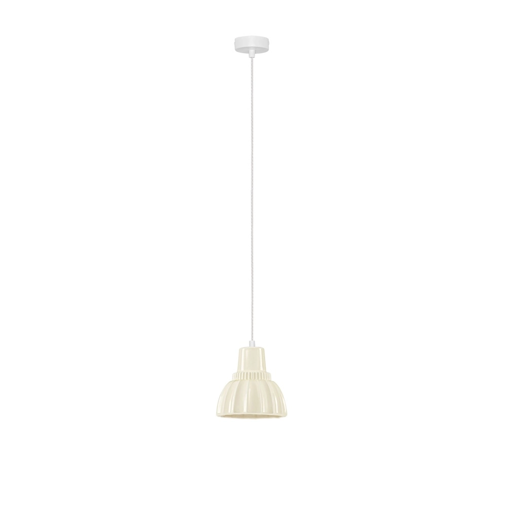 Hanglamp Picco wit met crème Lyora 5212017495402