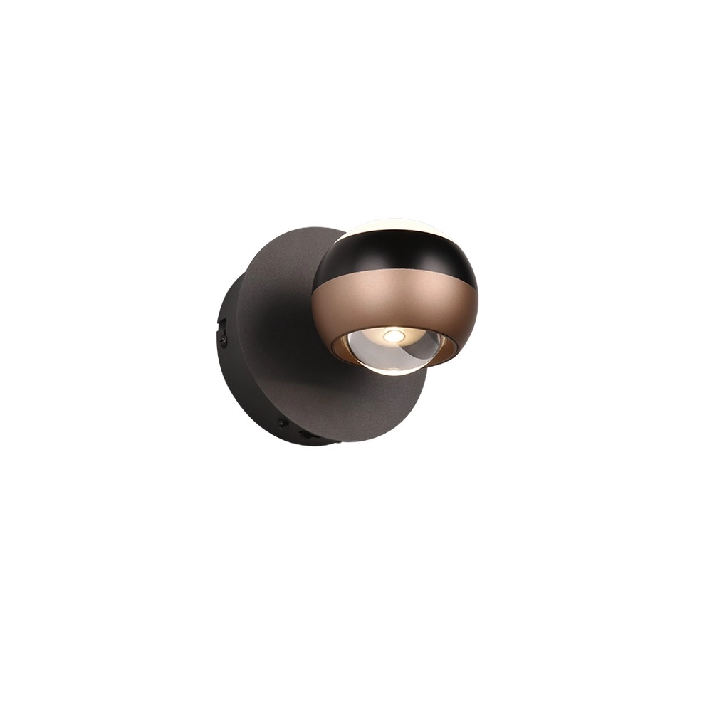 Design wandlamp Orbit zwart Trio 4017807578874