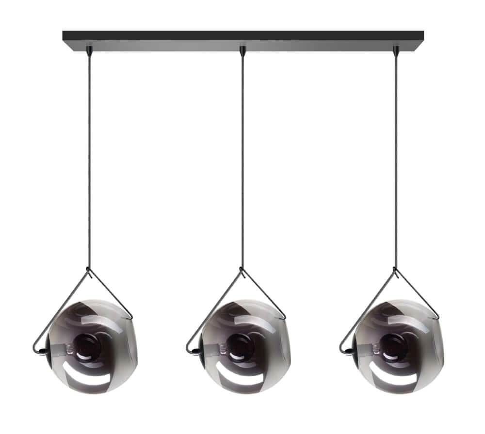 Eetkamer glazen hanglamp Orb ETH 8720195300663