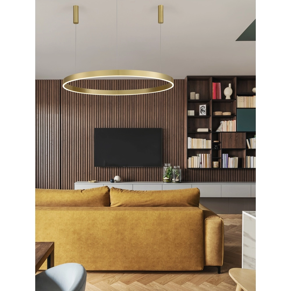 Hanglamp Motif goud Ø 120cm 3000K Lyora 5212017439277