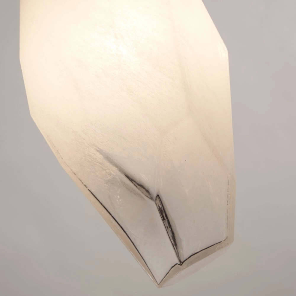 5-lichts hanglamp Rocky met wit glas Searchlight 5053423264240