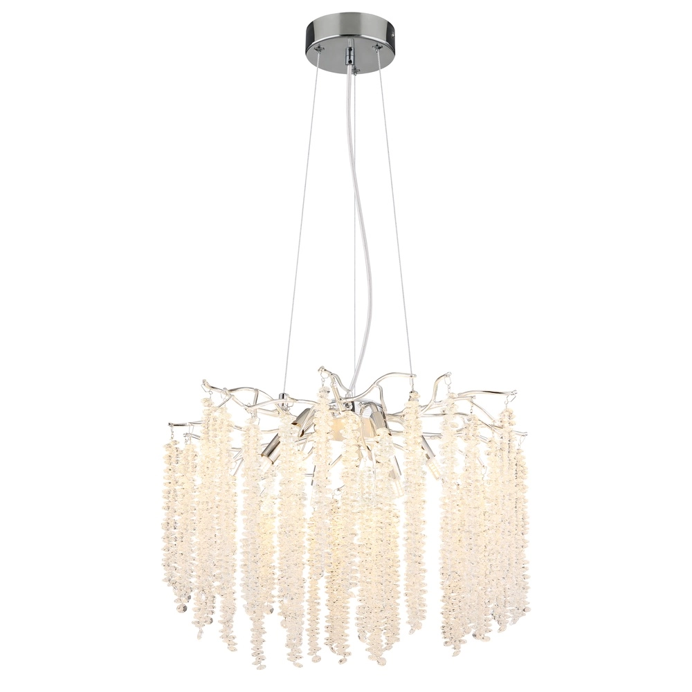 Hanglamp Laverne chroom rond