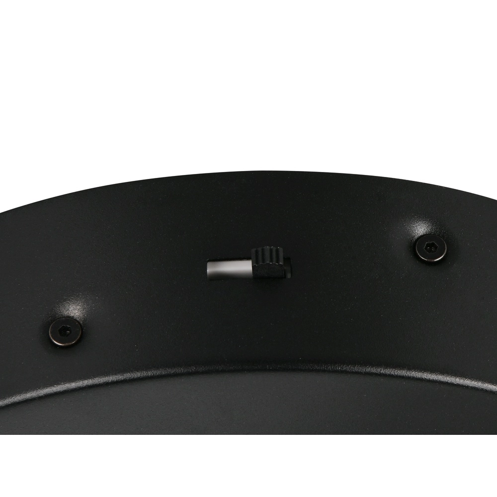 Ronde plafondlamp Amador zwart Trio 4017807662092