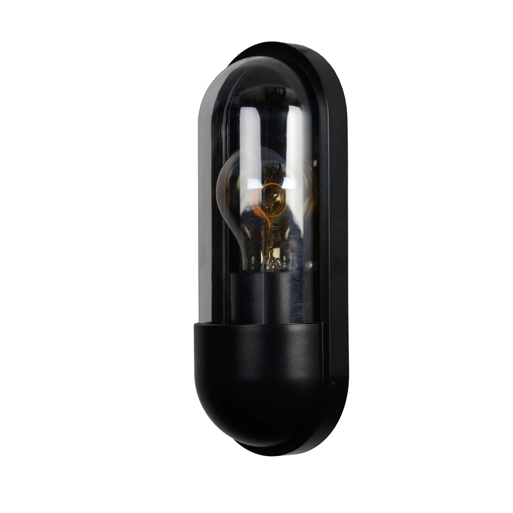 Wandlamp Capsule IP54 zwart