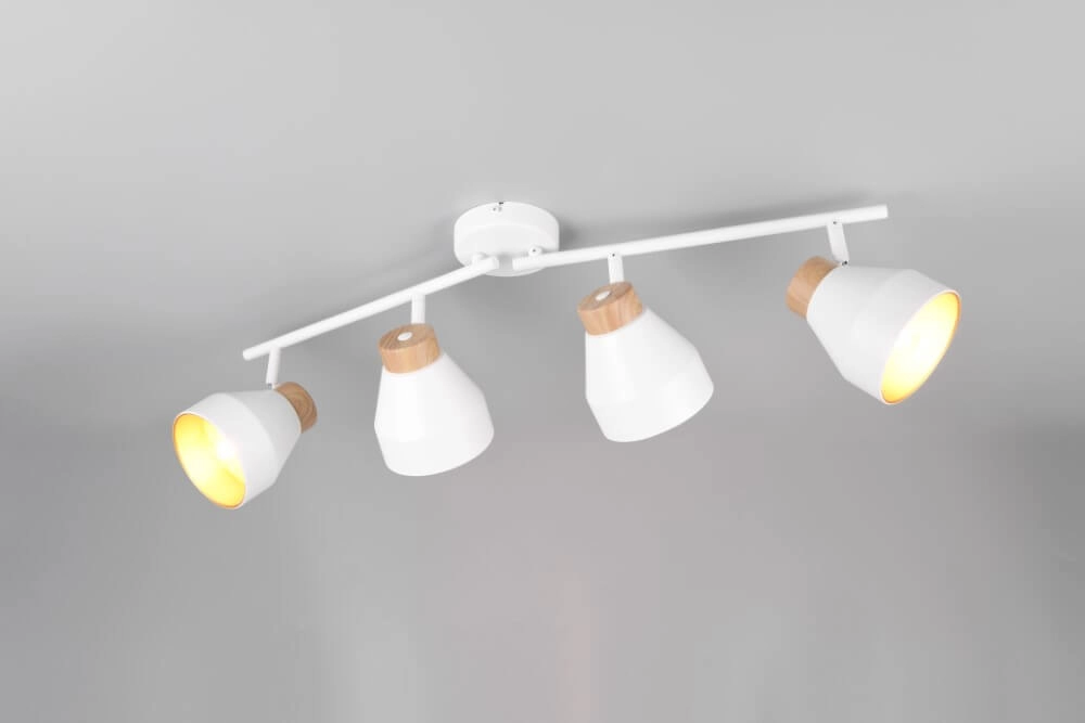Design plafondlamp 4-lichts Valentin wit Trio 4017807637441