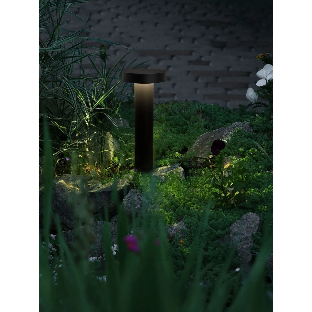 Desing tuinlamp Gong zwart 30cm - 2700K Lyora 5212017496164