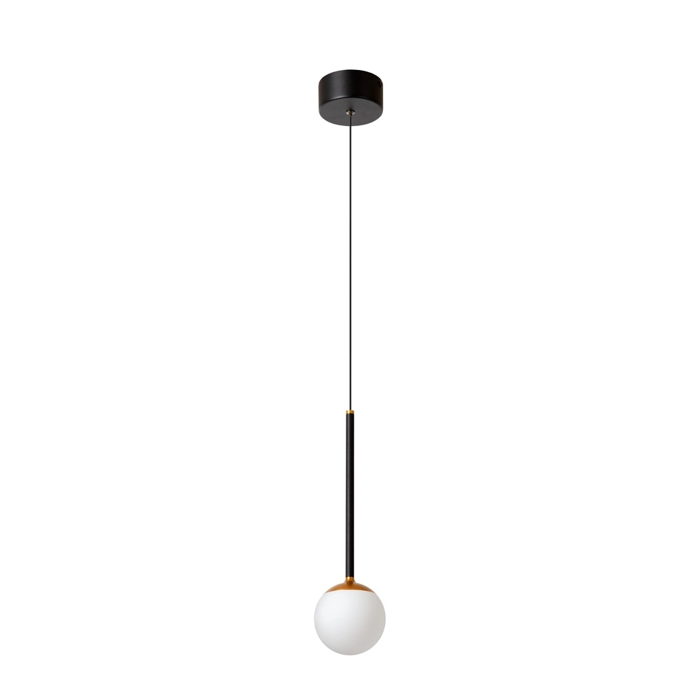 Hanglamp Calina enkel met witte bol Premium by Lucide 5411212242006