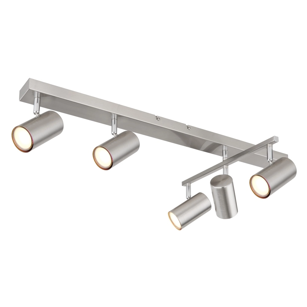 Plafondlamp 5-lichts Robby nikkel Globo 9007371436576