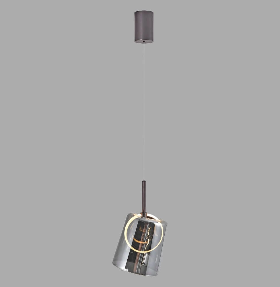 Hanglamp Zula smoked Paul Neuhaus 4012248383612