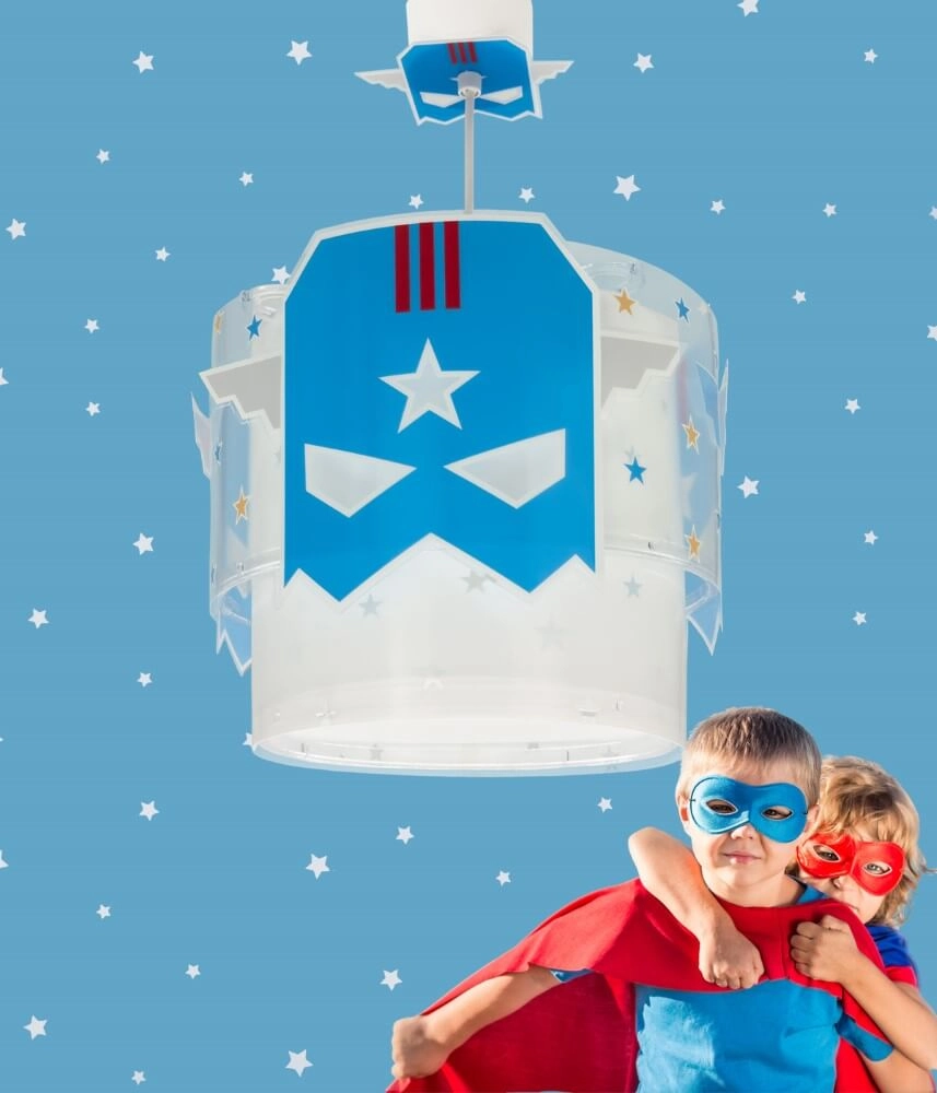 Kinderkamer hanglamp Blue Hero Ø 26cm Dalber 8420406618128