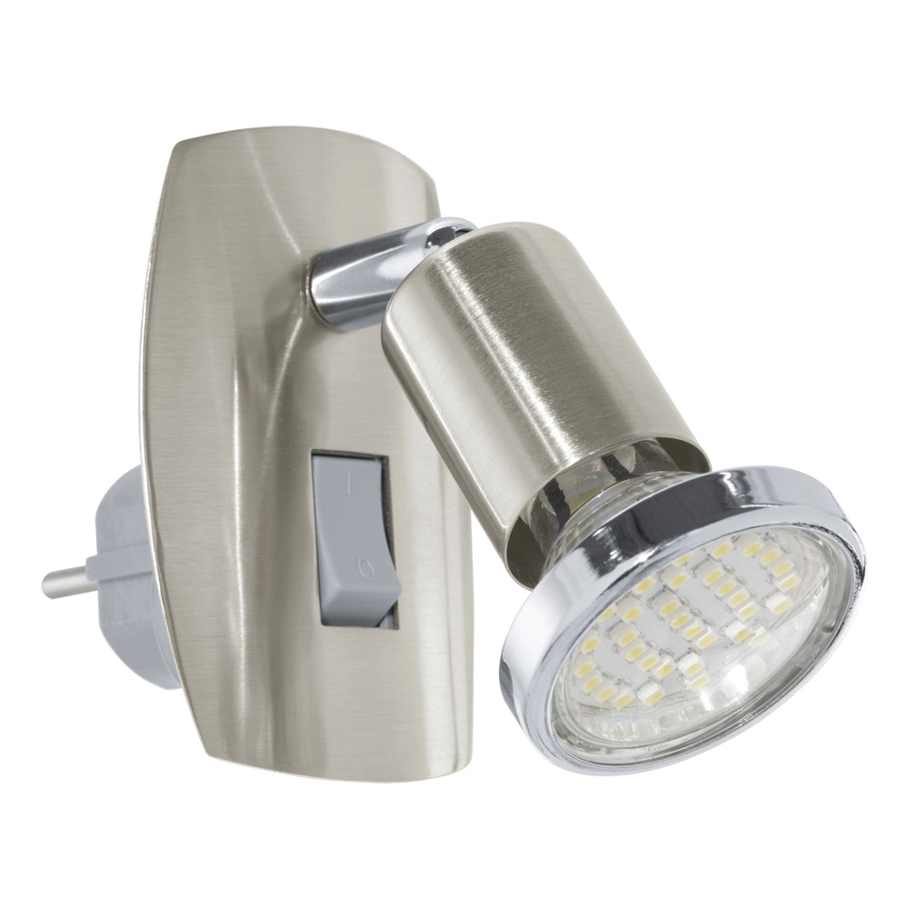 RVS stekkerspot Mini 4 met schakelaar