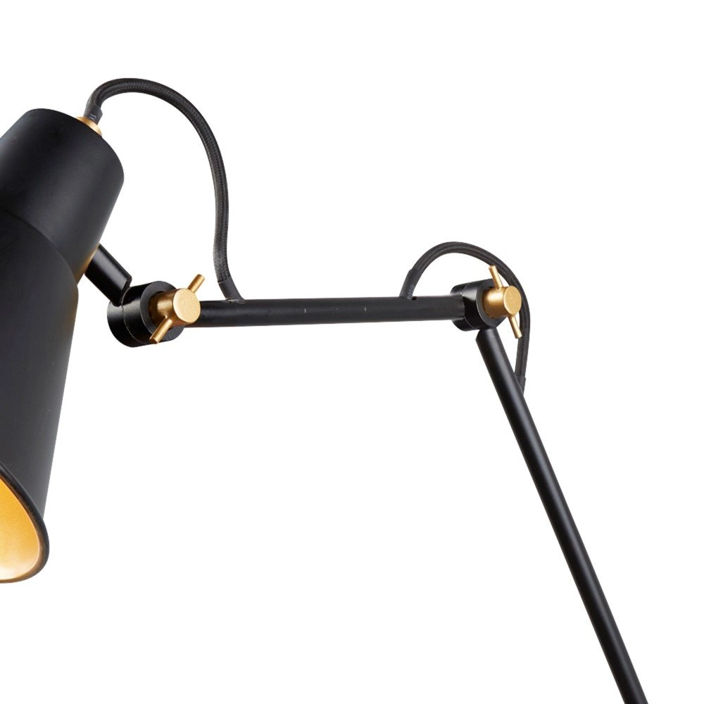 Zwart gouden leeslamp Readi Searchlight 5053423101842