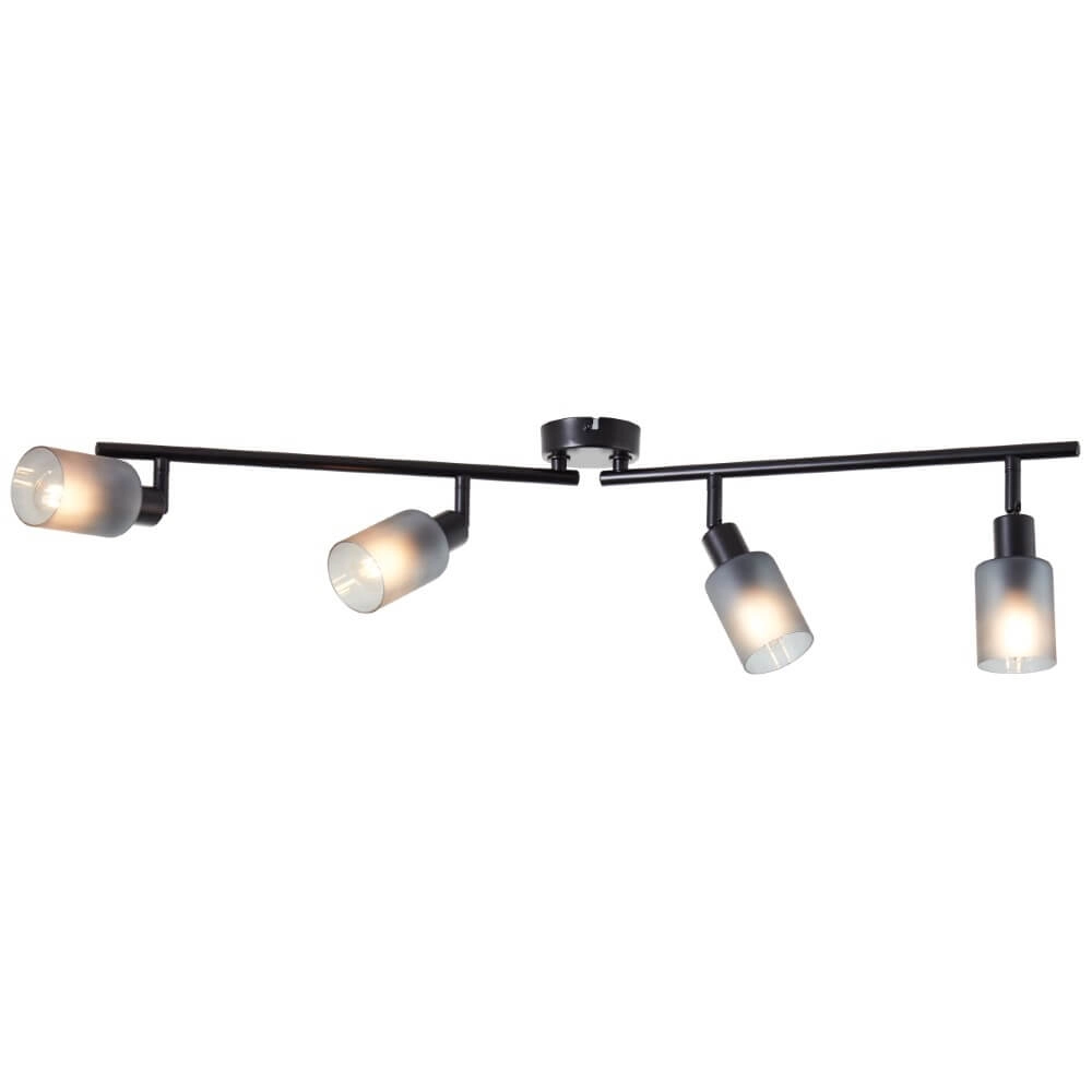 Zwarte plafondlamp Loralie 4-lichts Brilliant 4004353413254