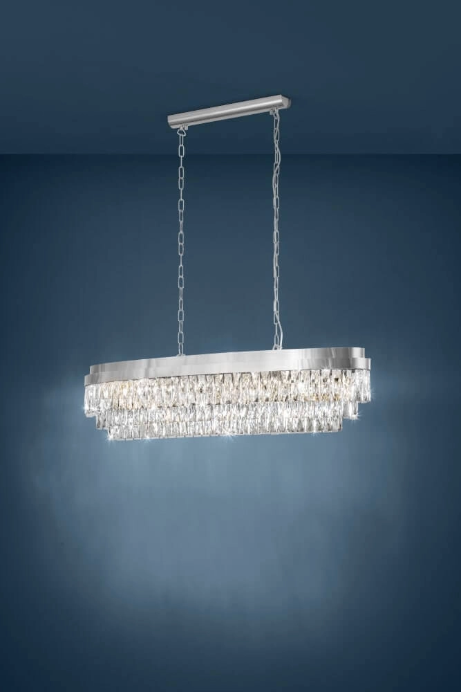 Eetkamer kroonluchter Valparaiso 1 chroom 115cm Stars of Light 9002759394950