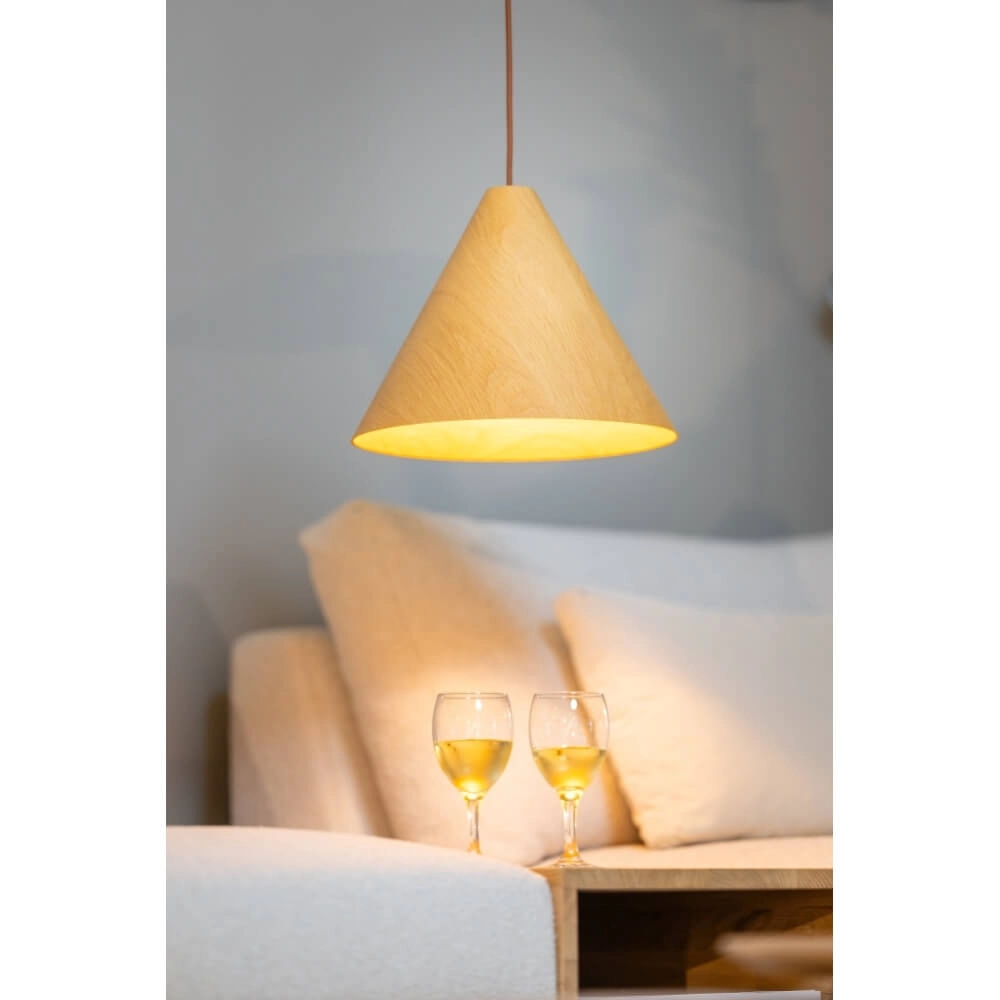 Houten hanglamp Robin eiken Ø 33cm ETH 8720195308706