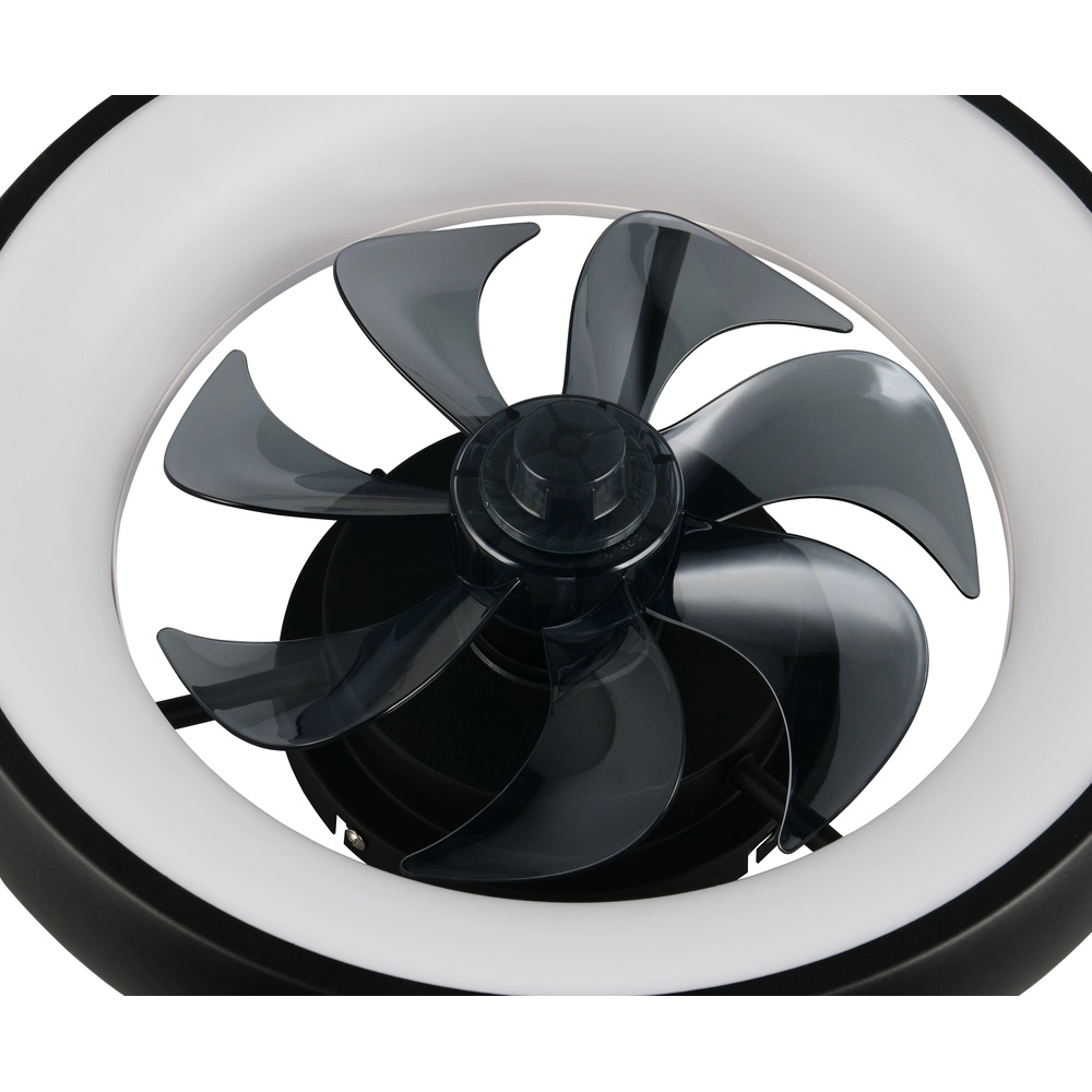 Strakke ventilator Muonio zwart Trio 4017807688221