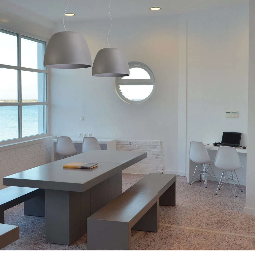 Betongrijze hanglamp Concepto 54 Masterlight 8718121153001