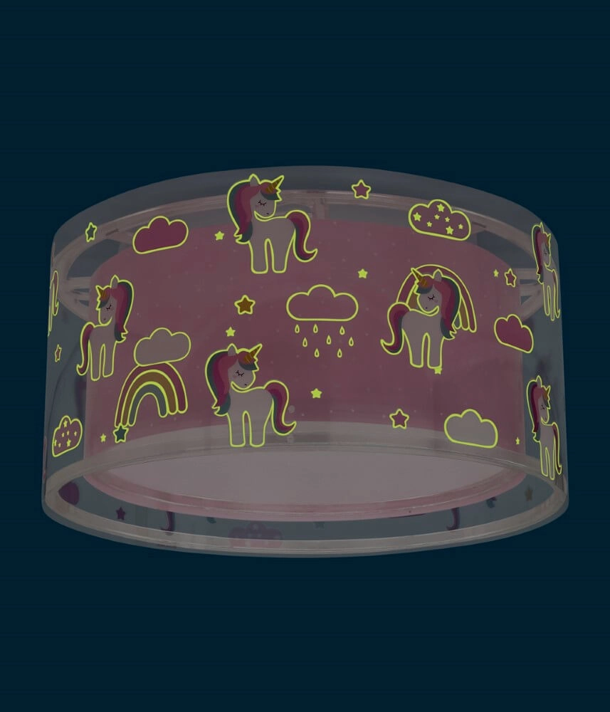 Plafondlamp Unicorns Ø 33cm Dalber 8420406415963