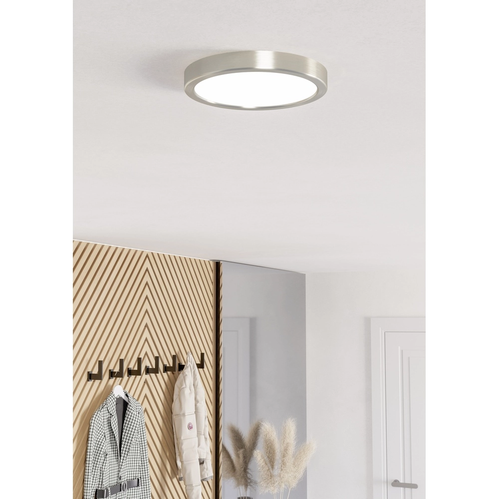 Led plafonnière Fueva 6 rond - rvs - Ø 21,1cm Eglo 9008606330232