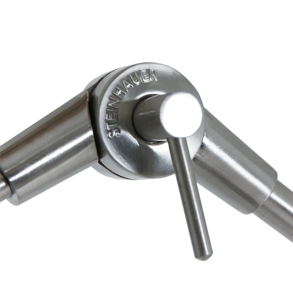 Vloerlamp Gramineus 165cm grijs met linnen grijze kap Steinhauer 8712746093759