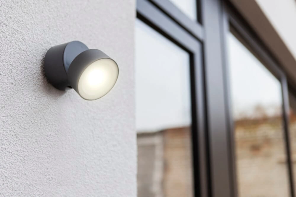 Richtbare wandlamp Trumpet antraciet 600lm Lutec 6939412049656