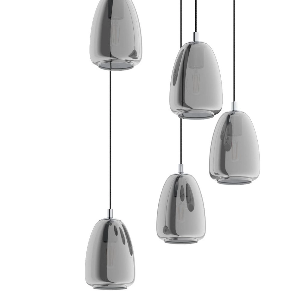 Vide hanglamp Alobrase 5-lichts Eglo 9002759986179
