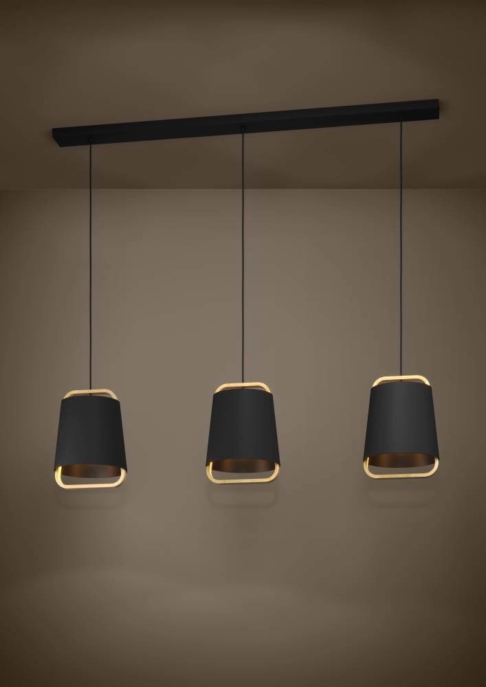 Stoffen hanglamp Camaloza 3-lichts Stars of Light 9008606243082