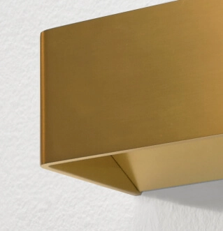 Gouden muurspot Mainz met led Artdelight 8719831735327