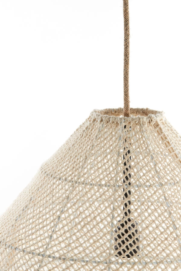 Japandi hanglamp Makassar crème Ø 50cm Light & Living 8717807706456