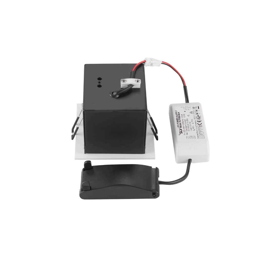 Vierkante led inbouwspot Kadux Single 1x Led - wit - 3000K SLV 4024163279314