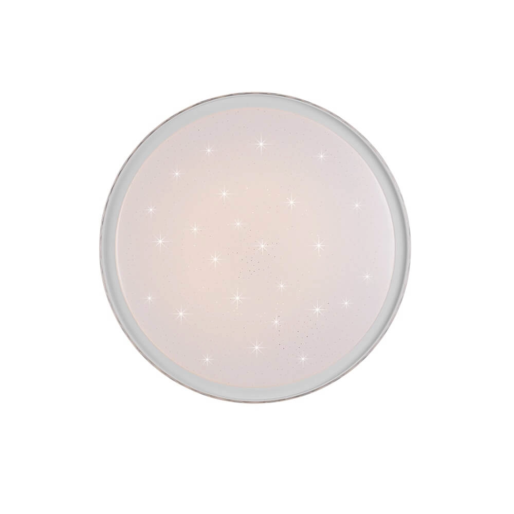 Plafonniere Varda met sterreneffect wit Ø 39cm Trio 4017807640601