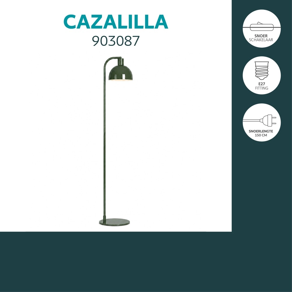 Vloerlamp Cazalilla groen Eglo 9008606405671