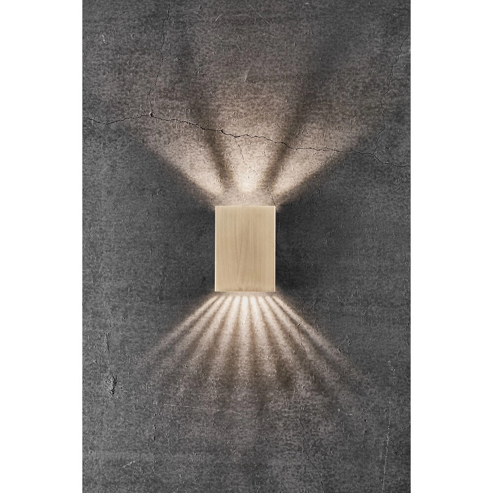 Wandlamp messing Fold strak design Nordlux 5704924000560