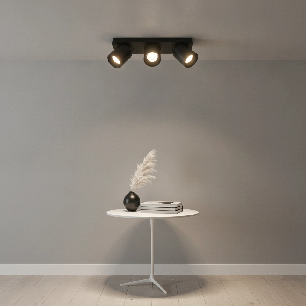 Led plafondspot Laguna 3-lichts zwart