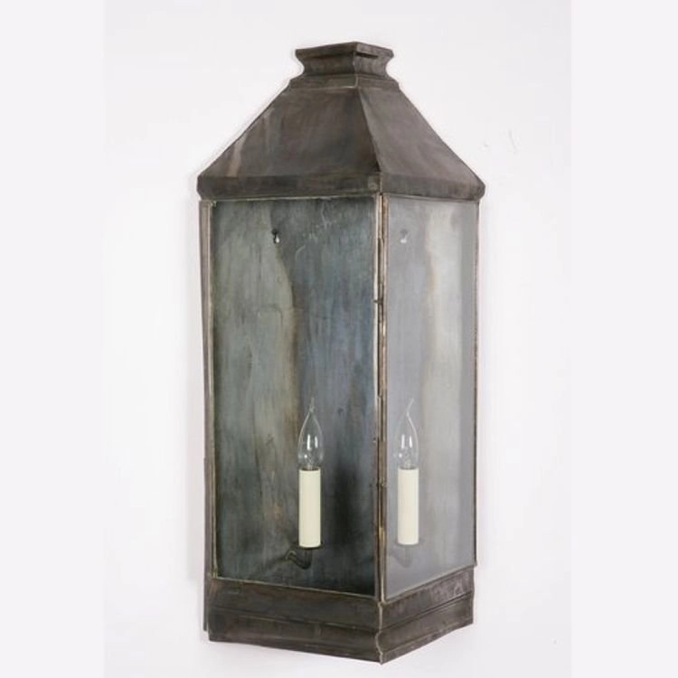 Landelijk buitenlamp Greenwich Large handgemaakt - antiek koper (ANT) Limehouse 8716803506824