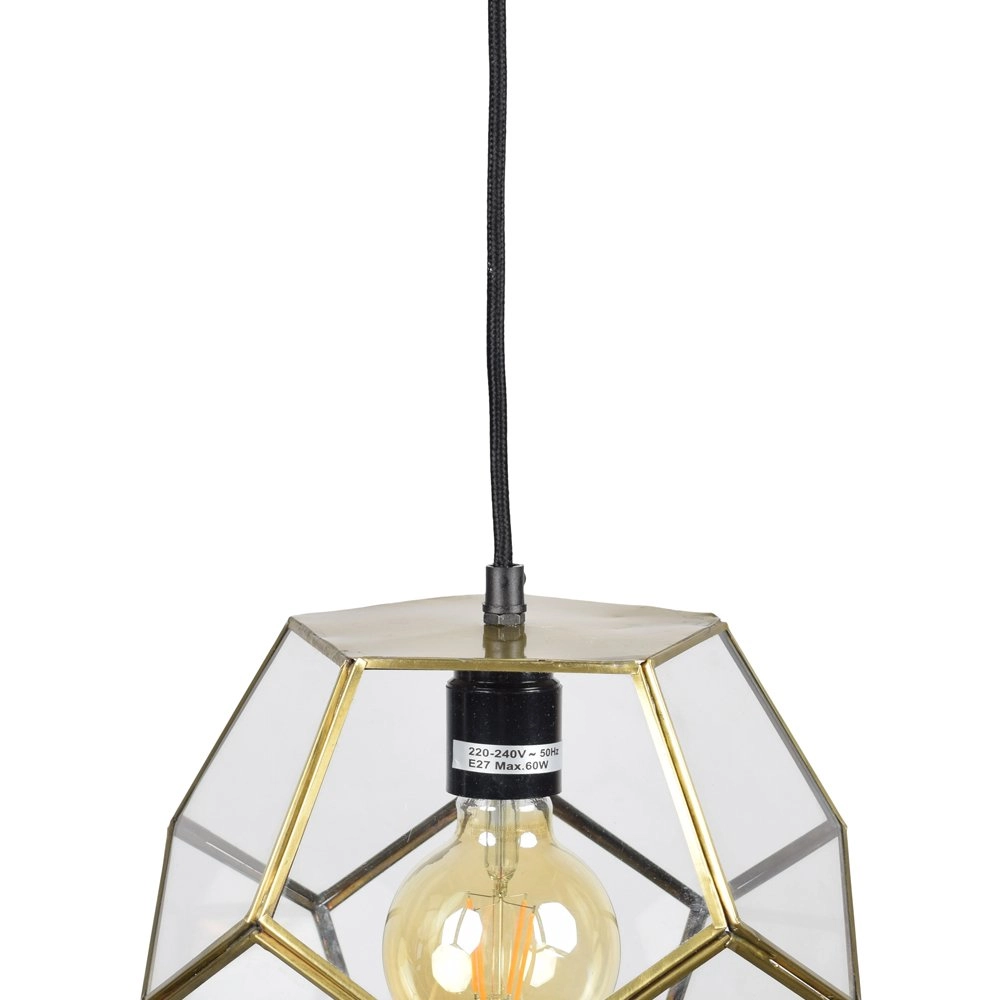 Antieke glas hanglamp Geo 1 Urban Interiors 8719325171051