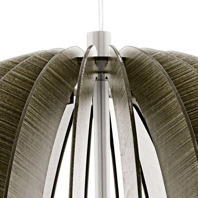 Landelijke hanglamp Cossano 50cm donkerbruin Eglo 9002759946364