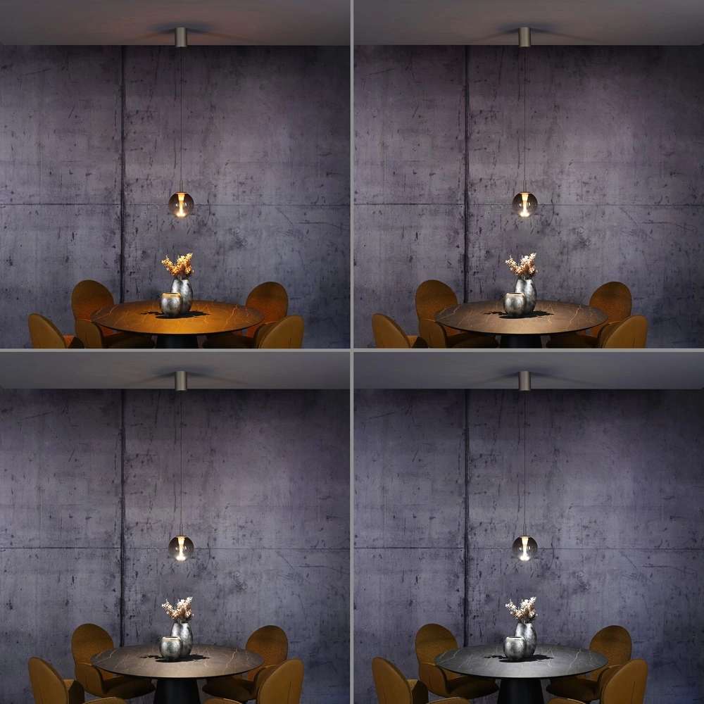 Led hanglamp Pure Infinity met amber glas - Ø 18cm Paul Neuhaus 4012248399040