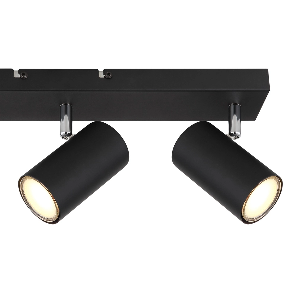 Plafondlamp 3-lichts Robby zwart Globo 9007371439522