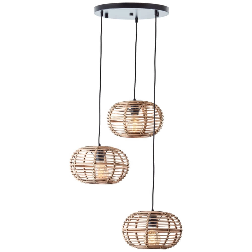 Rotan vide hanglamp Woodball Rotan vide hanglamp Woodball